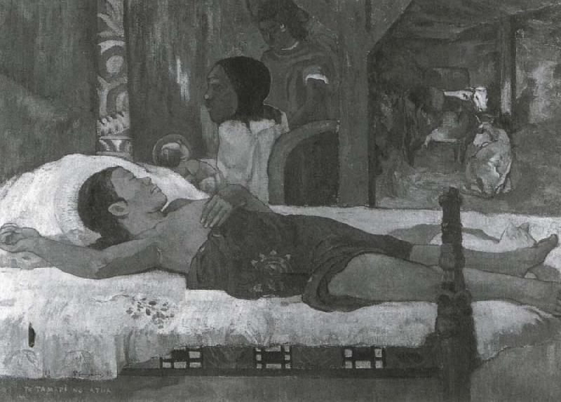 Paul Gauguin Die Geburt-Te Tamari no atua Germany oil painting art